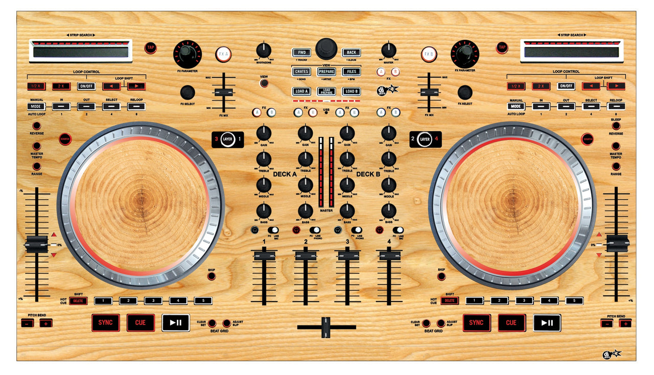Numark NS 6 Skin Woody