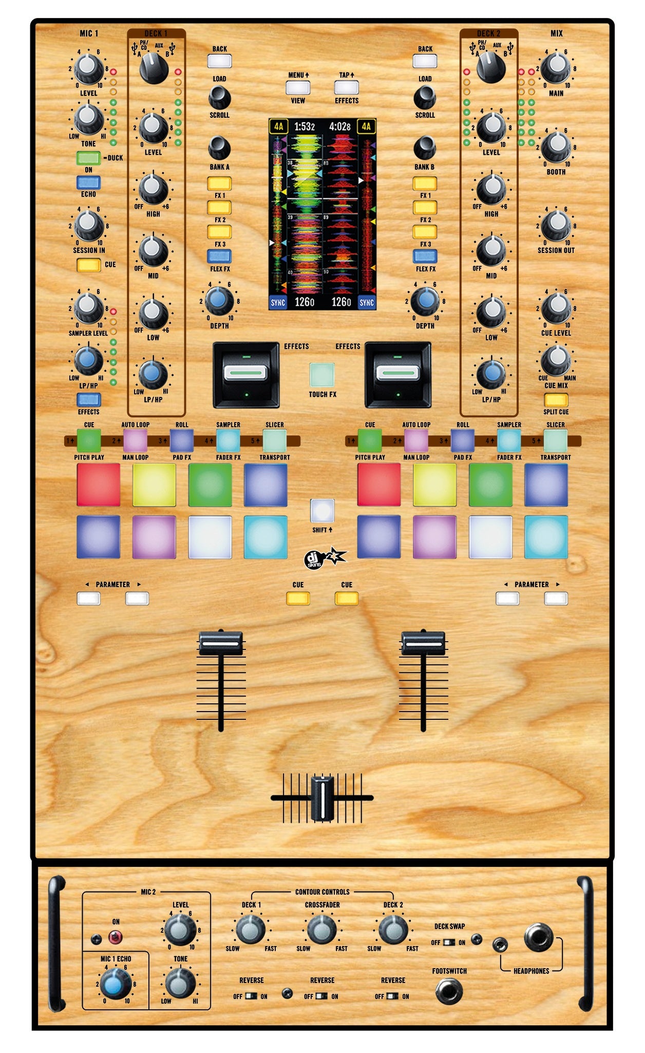 Rane 72 Skin Woody