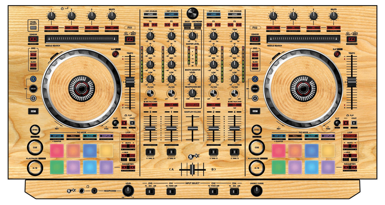 Pioneer DJ DDJ SX 2 Skin Woody