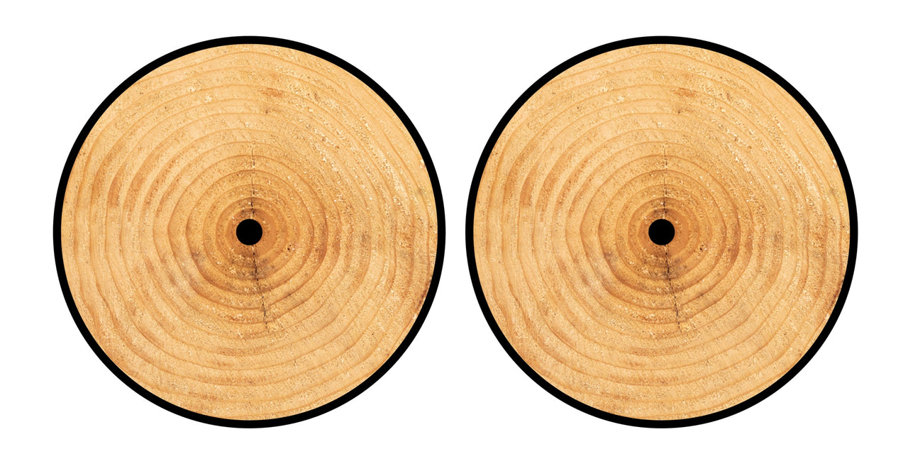 Universal Vinyl Labelsticker (10.2 cm - REGULAR) Skin Woody