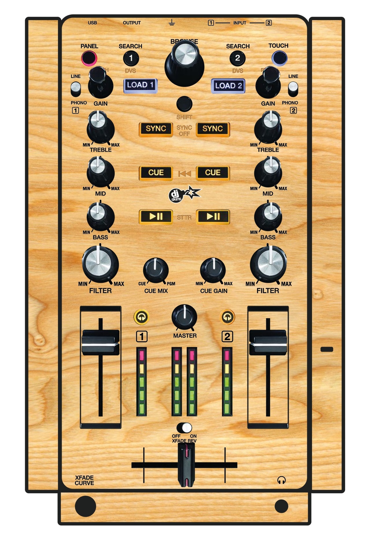 Akai Pro AMX Skin Woody