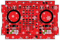 Native Instruments S4 MK3 Skin X-MAS Red Snowflakes