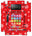 Pioneer DJ DJS 1000 Skin X-MAS Red Snowflakes