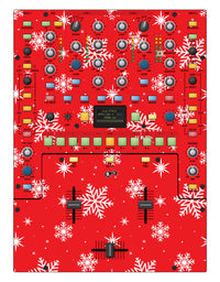 Rane 62 Skin X-MAS Red Snowflakes