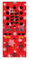 Reloop Mixtour Skin X-MAS Red Snowflakes