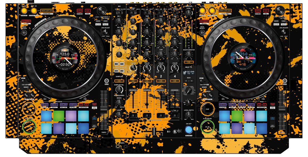 Pioneer DJ DDJ 1000 Skin Conflict Yellow
