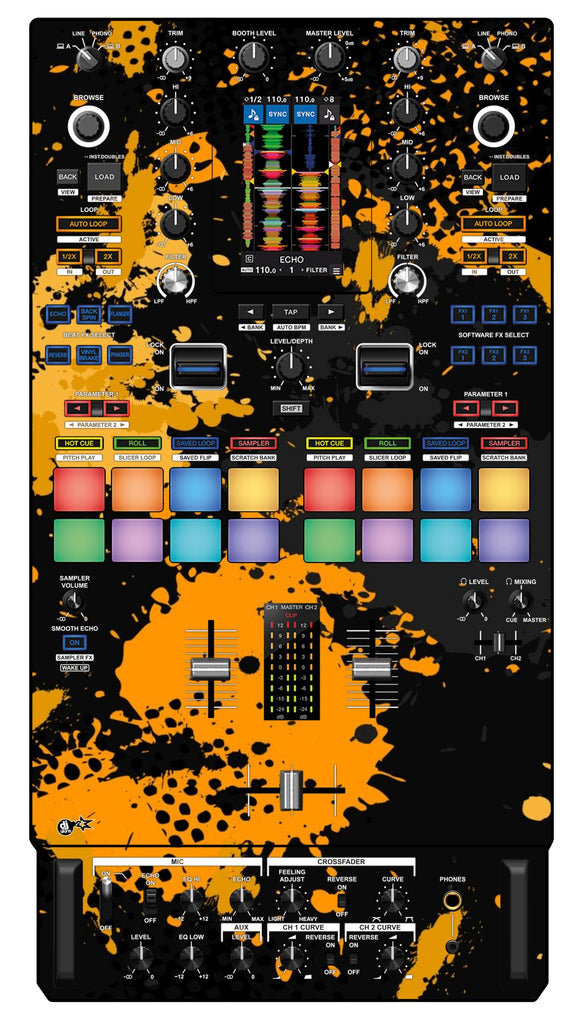 Pioneer DJ DJM S11 Skin Conflict Yellow