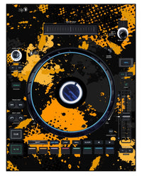 Denon DJ LC 6000 Skin Conflict Yellow