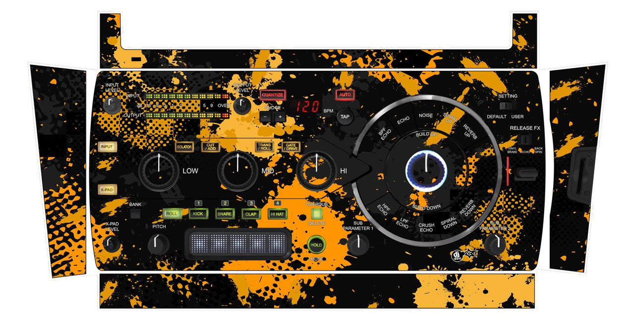 Pioneer DJ RMX 1000 Skin Conflict Yellow