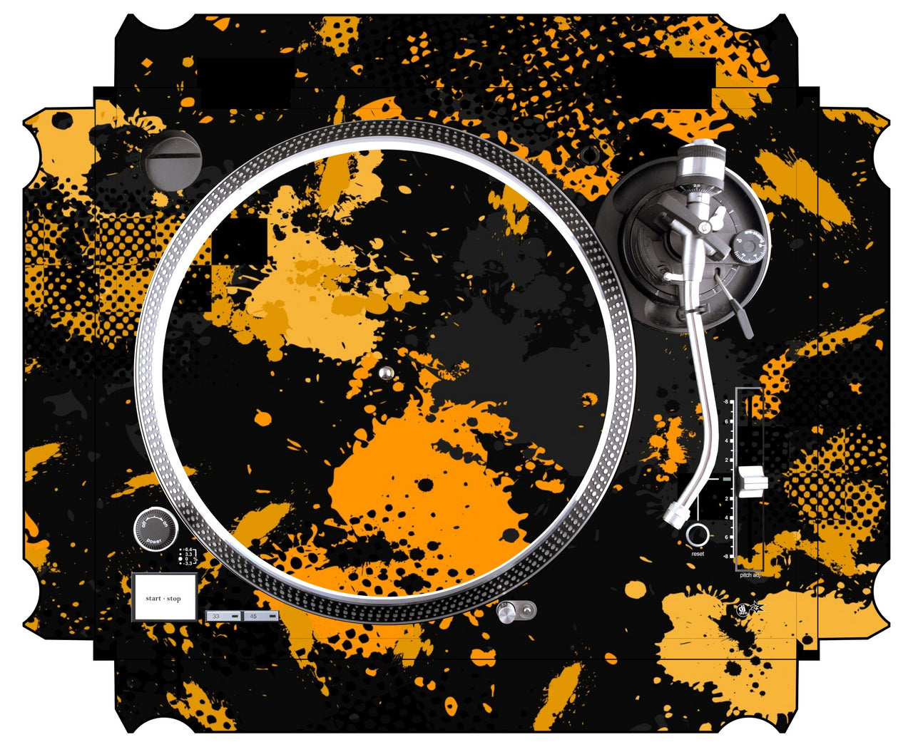 Technics 1200 / 1210 MK5 Skin Conflict Yellow