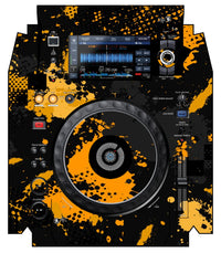 Pioneer DJ XDJ 1000 MK2 Skin Conflict Yellow