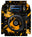 Pioneer DJ XDJ 1000 MK2 Skin Conflict Yellow