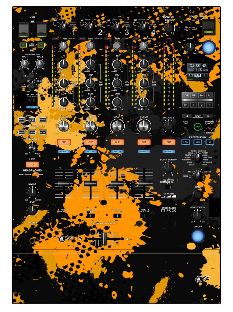 Pioneer DJ DJM 900 NEXUS 2 Skin Conflict Yellow