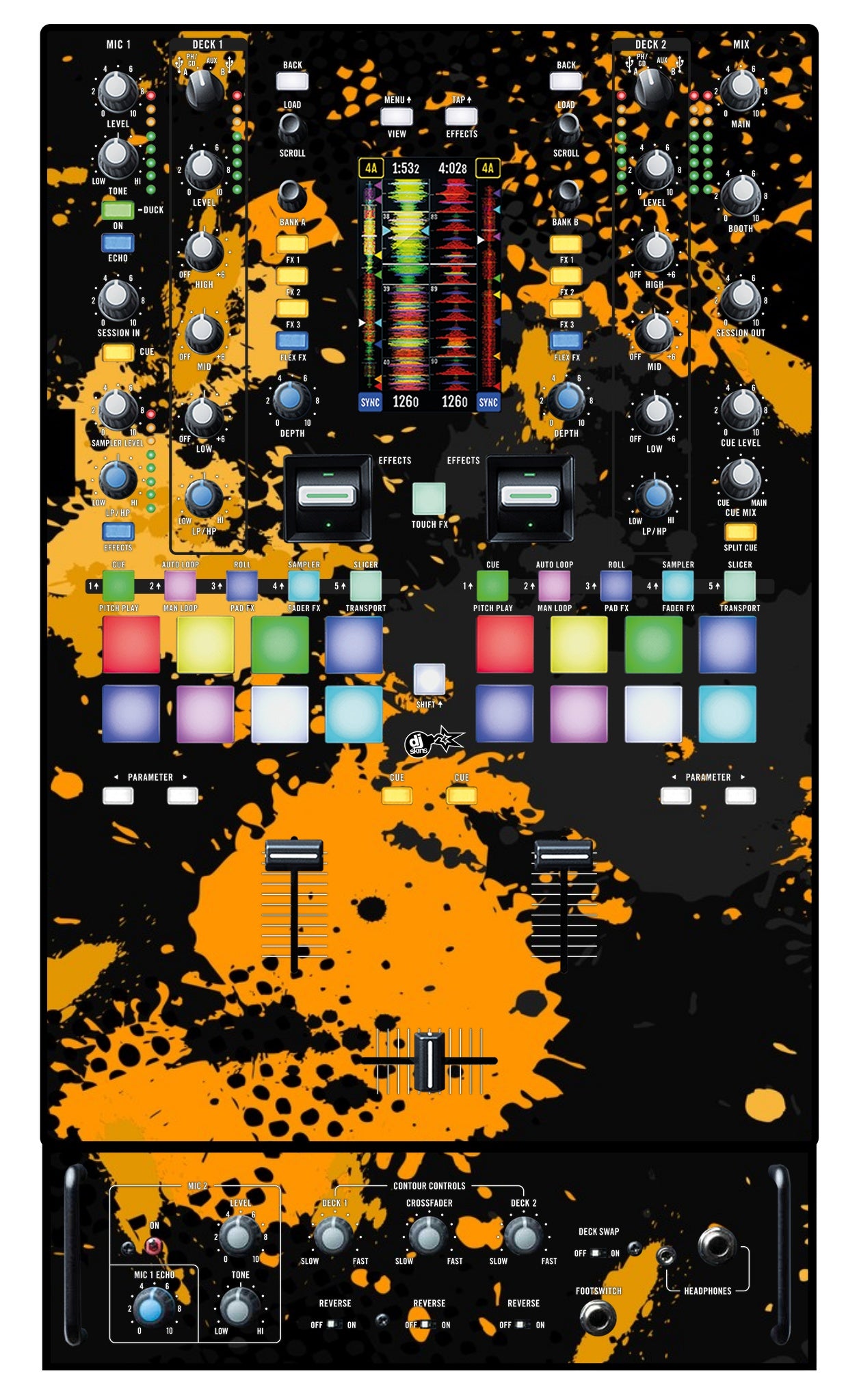 Rane 72 Skin Conflict Yellow