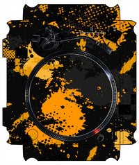 Technics 1200 / 1210 MK7 VERTICAL Skin Conflict Yellow